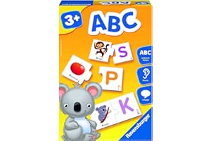 Ravensburger - Jeu Educatif - ABC - Découverte des lettres - Apprentissage de l'alphabet - Développement de l'écriture minuscule et majuscule - Dès 3 ans - 24042