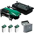 IZI Mini X Nano Fly More Combo 4K Drone with camera UHD 20MP CMOS, 93-min Flight Time, 4KM Live Video, GPS, 3-Axis Gimbal, 10+ Flight Modes, 3 x Smart Battery, Fast Tri-Charger, 249g