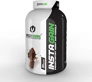 Muscletronic Instagain Rich Chocolate Protein Supplement Weight Gainer 2.2 lbs (1 kg)