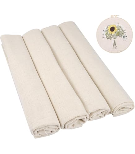 Tessuto Aida Solubile In Acqua Per Punto Croce - 1 Metro X 22 Cm, Bianco Floreale, Si Dissolve Dopo Il Lavoro, Perfetto Per Ricami Su Tessuti