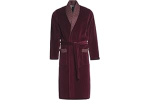 R REVISE Revise RE-101 Klasyczny męski szlafrok welurowy