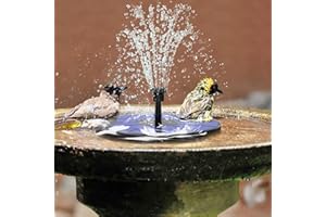 ‎AISITIN AISITIN 3.5W Solar Springbrunnen für Außen, Teichpumpe Wasserpumpe Schwimmender Fontäne Pumpe mit Mehreren Wassersprüheffekten für Garten, Vogel-Bad, Fisch-Behälter