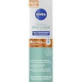 NIVEA Derma Skin Clear Night Exfoliating Face Care Serum for Visibly Enhanced Skin, Niacinamide Serum Exfoliating with AHA &amp;