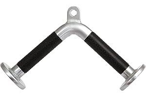 POWRX Poignées pour tour de train I poignée parallèle/poignée de traction/barre biceps triceps I accessoires de fitness avec poignées ergonomiques I taille unique I idéal pour la musculation