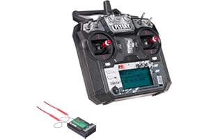 Goolsky FS-i6X RC Transmitter 2.4GHz 10CH AFHDS 2A with FS-iA10B Receiver for RC Drone Airplane Helicopter