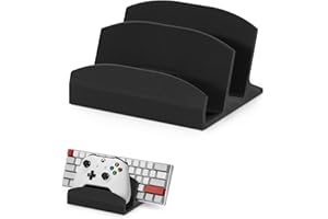 BRAINWAVZ Desktop-Tastatur- und Game-Controller-Halter, geeignet für kleine und große Tastaturen und Controller für PS5, Xbox Series X, Xbox One, PS4, Switch, PC, Gamepads und mehr (DK04)