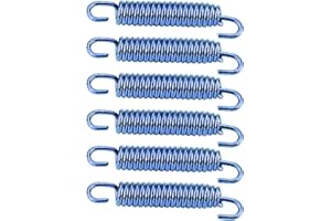 AKOZON exhaust springs + 6pcs 63mm Stainless Exhaust Springs Universal Muffler Exhaust Pipe Springs Hooks for Motorcycle Motorbike Blue, Pipes for motorcycle muffler springs