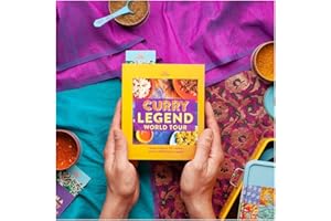 Curry Legend World Tour Cookbook Kit from The Spicery | 80+ World Curry Recipes | Easily Create curries from Around The World with These 4 Spice Blends and a Few Fresh Ingredients | Refills Available