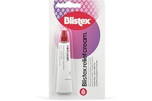 Blistex Relief Cream, Soothing Protective Lip Cream, Medicated Lip Treatment Cracked And Sore Lips, 5g, White