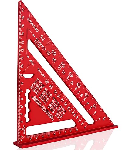Squadra 3D Professionale Per Falegnameria - Angoli 22.5°-90° In Alluminio, 11 Fori Per Trapano - Precisione Assicurata - Foto 7