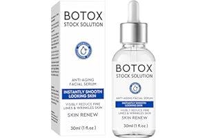 ATUIO Botox Serum Soforteffekt Gesicht, Olavita Botox Stock Solution Gesichtsserum mit Vitamin C & E, Anti-Aging Serum zur Reduzierung von feinen Linien, Falten, pralle Haut, sofortige Gesichtsstraffung