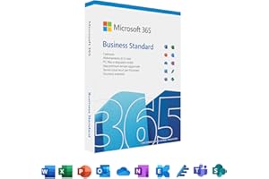 Microsoft 365 Business Standard - 1 utente - 5 PC/Mac +5 Tablet + 5 Telefoni cellulari - Abbonamento di 12 mesi