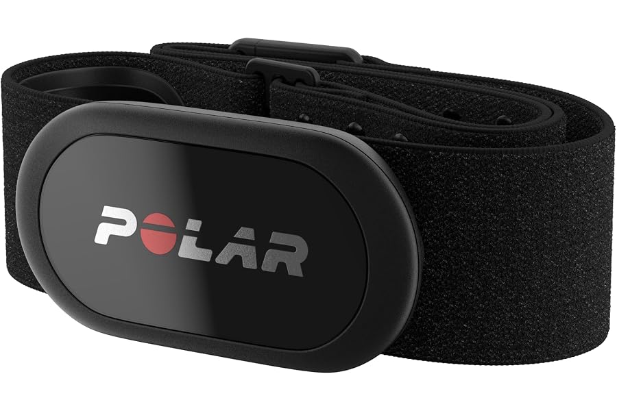 Sensor de FC Polar H10 – Negro – Ant+ y Bluetooth, precisión ECG/EKG, VFC, Resistente al Agua, Elástico Lavable a máquina, Aj
