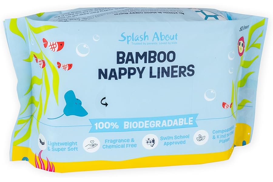 Splash About Biodegradable Swim Nappy Liners - Pack of 50