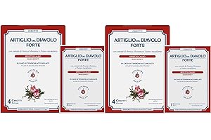 Erboristeria Magentina Artiglio del Diavolo Forte 8 Cerotti - Effetto Caldo - Particolarmente Indicato in Caso di Dolori Muscolari e/o Articolari - (2 Confezioni da 4 Cerotti)
