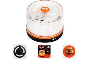 HIBRON EXTRASTAR Emergency Light Beacon V16 Approved DGT with Geolocation, Connected Car Beacon DGT 3.0, Data Included until 12/2038