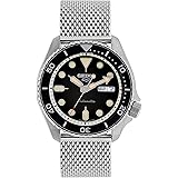 Seiko 5 Sports Herren-Uhr Automatik Edelstahl mit Textilband