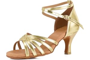 VASHCAME - Donna Scarpe da Ballo Latino/Sala da Ballo/Standard Tacco 5cm/7cm