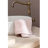 Madame Coco Martha 2'Li (Tencel&trade;) Pamuklu El Havlusu - Pudra - 30X45 Cm