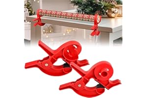 CELESTIMINGLE 2 Stück Geschenkpapier Schneider, Geschenkpapierklemmen mit integriertem Klebebandabroller, Schneidemaschine für Verpackungspapier, Klebebandspender zur Fixierung der Geschenkpapierrolle (B)