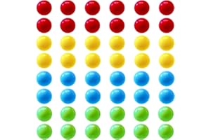 Hotgod Lot de 48 billes de rechange compatibles avec les hippopotames affamés et affamés