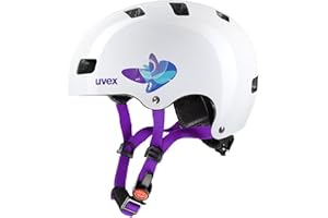 Uvex Kinder Kid 3 Fahrradhelm, Blau (Butterfly Blue), 51-55 cm