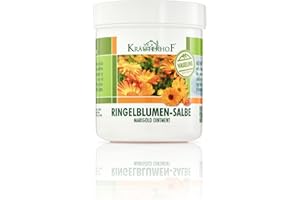 ‎KRÄUTERHOF Kräuterhof® Ringelblumen-Salbe (100ml) – auf Vaseline-Basis, Hautschutzmittel & geeignet zur Pflege rauer & trockener Hautpartien, Körperpflege für beanspruchte Hände & Lippen