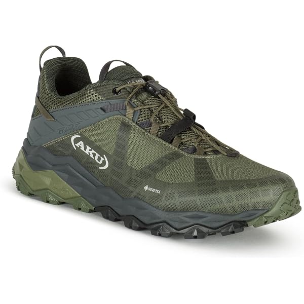 Chaussure Tactical AKU Selvatica Mid GTX - Cuir, Imperméable, Semelle Vibram, Pour Randonnée