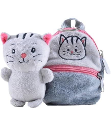 Kawaii aap pluche met lange roze staart - knuffel • Mijn Knuffel