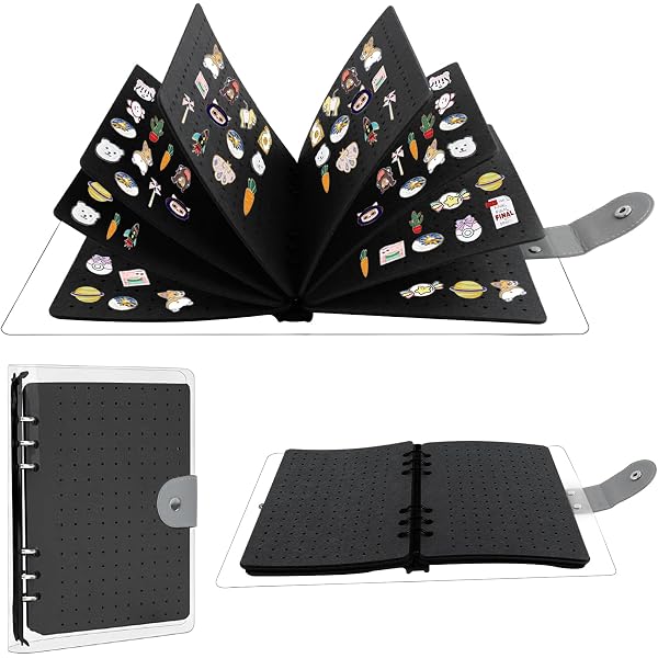 Pochette de présentation en émail pour brochettes, livre de 18 pages pour collectionneurs, présentoir à épingles, boîte de rangement pour épingles, convient pour les épingles, les épingles de sport