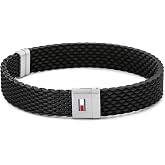 Tommy Hilfiger Jewelry Pulsera para Hombre de Silicona en negro o azul