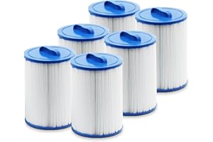 SOKANA 6 Filtre Spa pour Unicel 6CH-940 Accessoires pour Spa Compatible avec Filbur FC-0359 Waterway Plastics 817-0050 25252 378902 03FIL1400 Pleatco PWW50P3 PWW50-P3