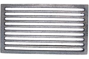 SHOPPING-KOBOLDE Hochwertiger 16 x 28 cm Gussrost Ofenrost Kaminrost Ascherost Feuerrost Rost