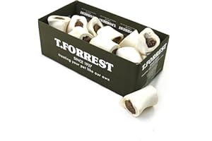T. FORREST British Mini Meat Filled Bone x20 For Dogs, 100% Natural Treats, Long Lasting Grain Free Chew