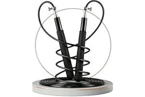 Zosilong 2.8M Verstellbare Springseil Erwachsene Fitness, Springseil für Alle Größen & Körpertypen, Hochwertiges Metall, Speed Rope für Fitness & Ausdauer & Seilspringen Training, für Herren/Damen