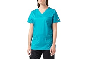 SMART UNIFORM Women's Uniform Slip-On Tunic Top, V-Neck Top, 7 Colours