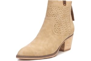 REFRESH - Botín Cierre de Cremallera para Mujer, Color: Marron, Talla: 41