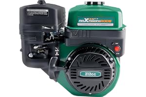 maXpeedingrods 7 hk 212 cc bensinmotor, 4-taktsmotor OHV med 19 mm axel Ø, 1 cylinder, handstart, luftkyld, lämplig för karting, cykel, kompressorer