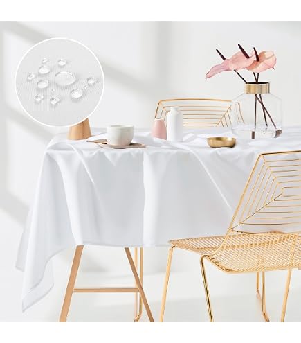 Damast-Tischdecke Auf Maß – Milano-Design In Hell-Terra, 100% Polyester, Bügelfrei, Waschbar