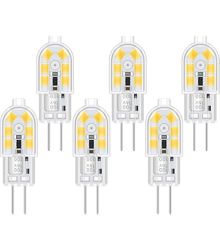 10x G4 LED Leuchtmittel 1W – Warmweiß 12V, Ersatz Für Halogenlampen