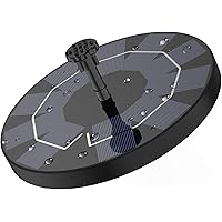 AISITIN Solar Springbrunnen 3.0W Solar Teichpumpe mit SolarPanel Eingebaute 1200 mAh Batterie Wasserpumpe Solar…