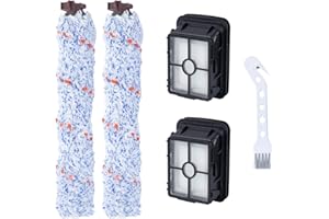 LAOYE Brosse Rouleau et Filtre de Remplacement compatible pour Bissell Crosswave Aspirateur 17132 et 2225N Pet Pro - Accessoires pour Bissell Crosswave Aspirateur