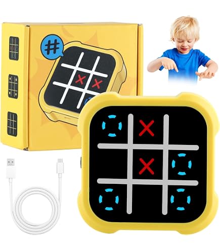 Gioco Elettronico Tris OBEST Tic Tac Toe – 3 Giochi In 1: Tris, Memoria E Colpisci Talpa, Portatile Per Bambini - 2