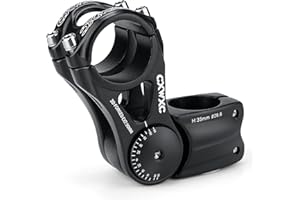 CXWXC Adjustable MTB Stem 31.8mm 70 Degree - 90/110/130/145mm Bike Stem Riser for Handlebar - Aluminum Alloy Mountain Bike Handlebar Riser Extender for MTB Road City Bike Bicycle