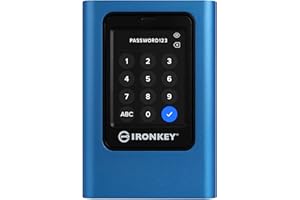 Kingston IronKey Vault Privacy 80 SSD externo - Certificación FIPS 197 y modo de cifrado XTS-AES de 256 bits - IKVP80ES/1920G