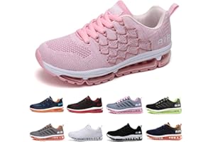 HUYSFIKA Men Women Running Shoes Air Cushion Trainers Breathable Lightweight Ladies Trainers 3.5-10 UK