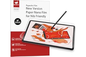 BERSEM 2 Pezzi Effetto Carta Pellicola Protettiva per Samsung Galaxy Tab S9 FE(10.9 pollici)/ Tab S9/S8 /S7(11 pollici), Antiriflesso, Pellicola di Carta PET Opaca per Disegnare