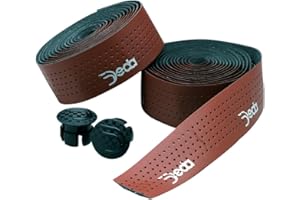 Deda Elementi Deda Ensemble guidoline + bouchons de guidon Effet cuir