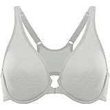Delimira Women's Front Fastening Bras Racerback No Padding Plus Size Underwire Bra