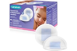 Lansinoh Blue Lock Lot de 100 coussinets d'allaitement Blanc